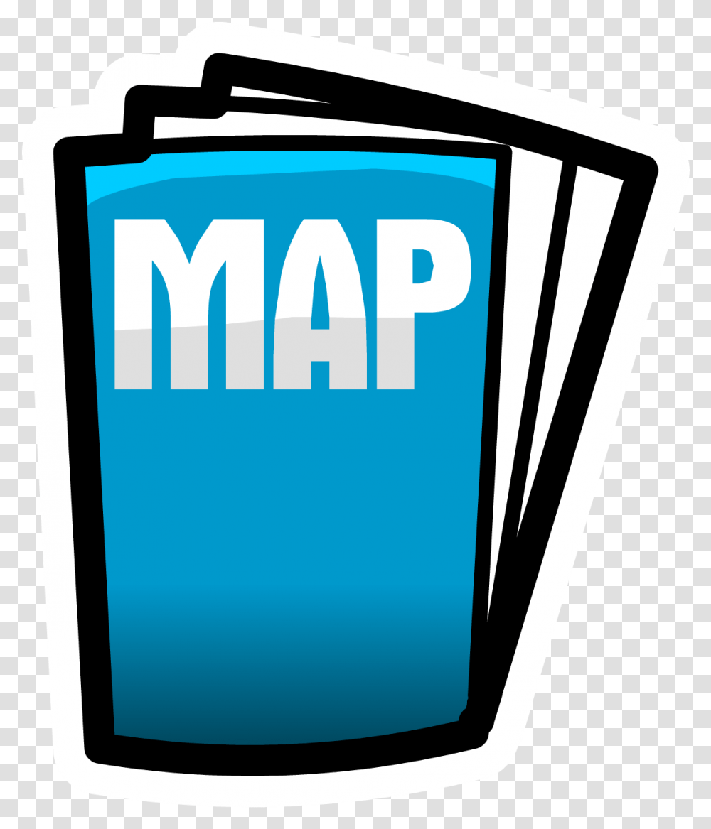 Map Icon Club Penguin Icons, Word, Trash Transparent Png