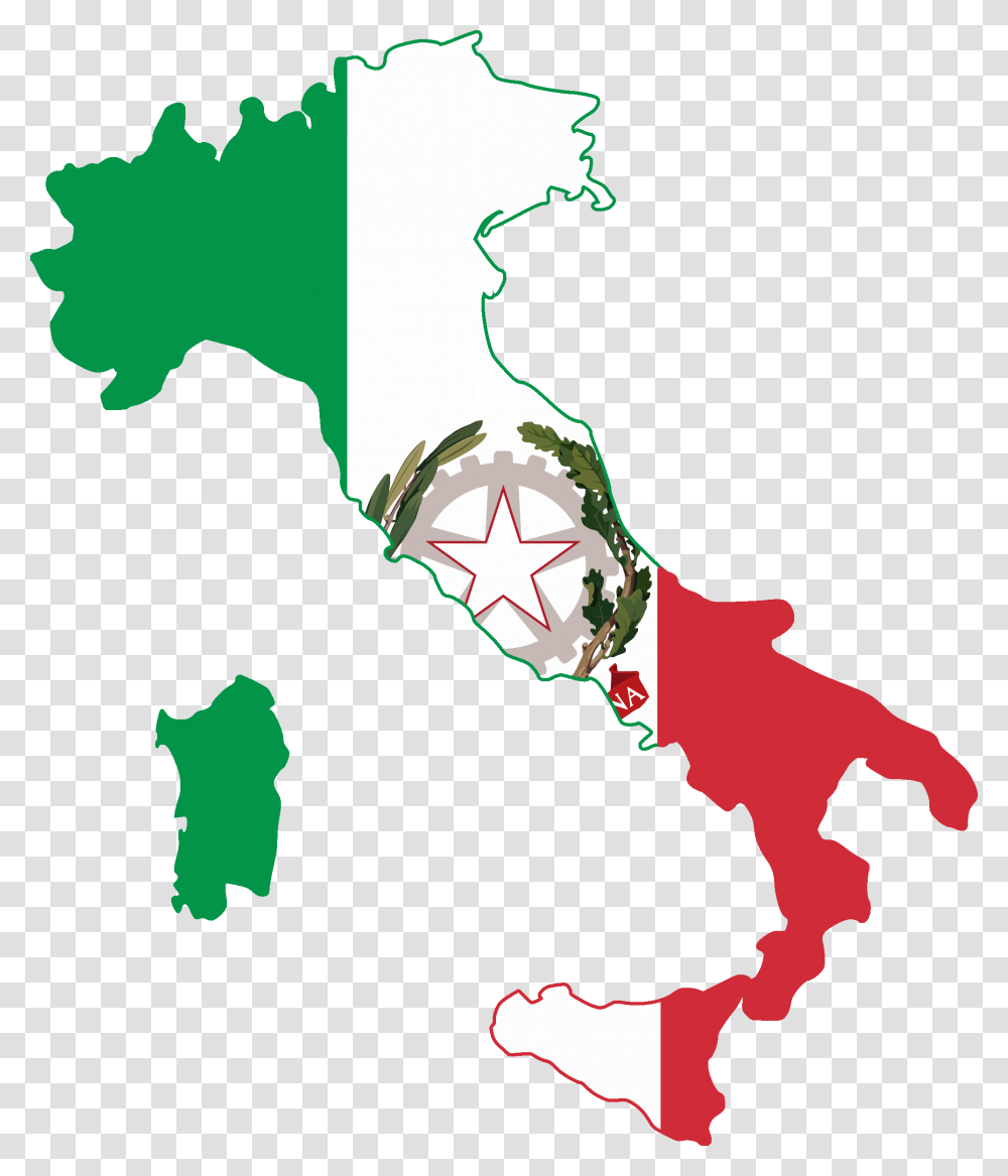 Map Images Kingdom Of Italy Flag Map, Person, Plot Transparent Png