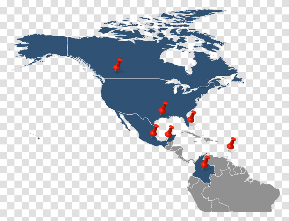 Map Latin Of States American Organization America Clipart Mapa De Amrica, Plot, Diagram, Nature, Atlas Transparent Png