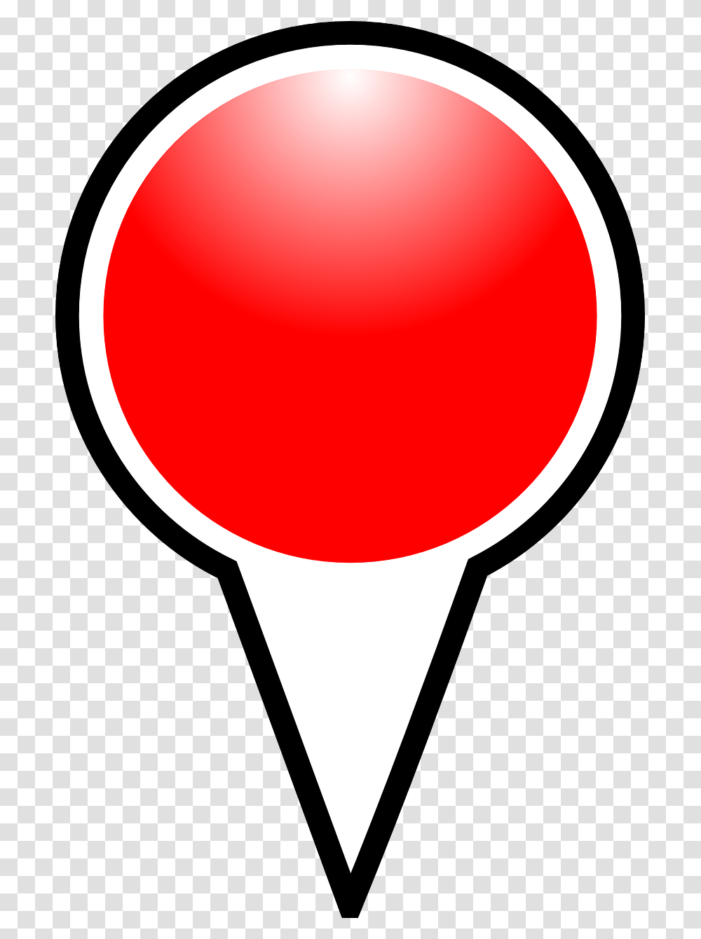 Map Marker, Balloon, Racket, Glass Transparent Png