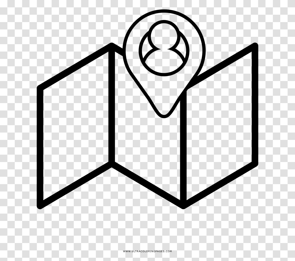 Map Marker Coloring Page, Gray, World Of Warcraft Transparent Png