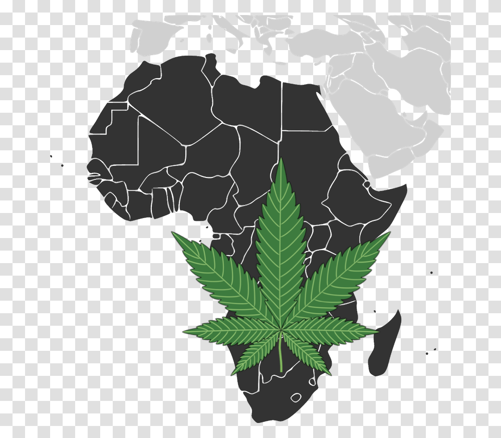Map Of Africa Green, Plant, Leaf, Weed Transparent Png
