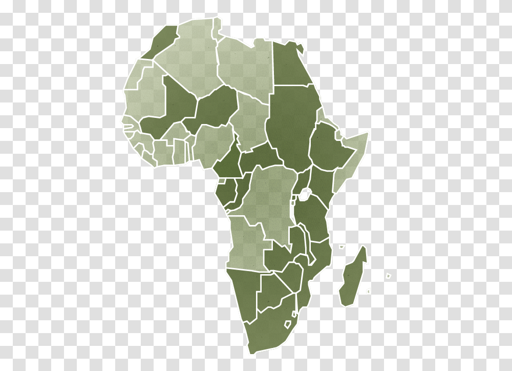 Map Of Africa Highlighting Liberia, Plot, Diagram, Atlas Transparent Png
