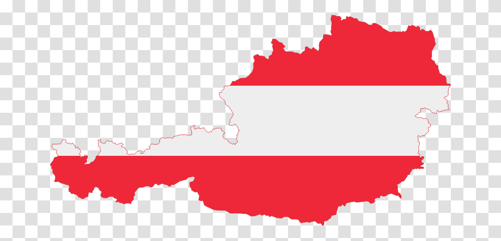 Map Of Austria With Flag Colors Austria Map With Flag, Outdoors, Nature, Plot, Diagram Transparent Png