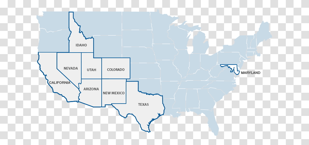 Map Of Brady Sales Area Map California Arizona Nevada Utah New Mexico, Diagram, Plot, Atlas, Vegetation Transparent Png