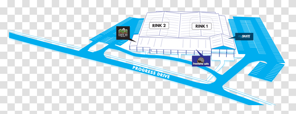 Map Of Cockburn Ice Arena Showing Both Entrances As Cockburn Ice Arena Map, Outdoors, Nature, Transportation, Vehicle Transparent Png