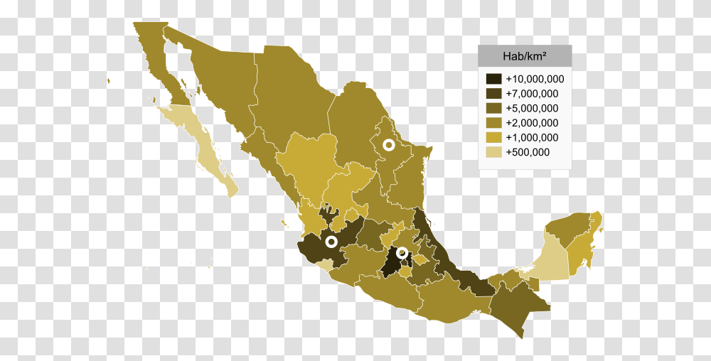 Map Of Each State S Population As Of Gay Marriage In Mexico, Diagram, Plot, Plant Transparent Png