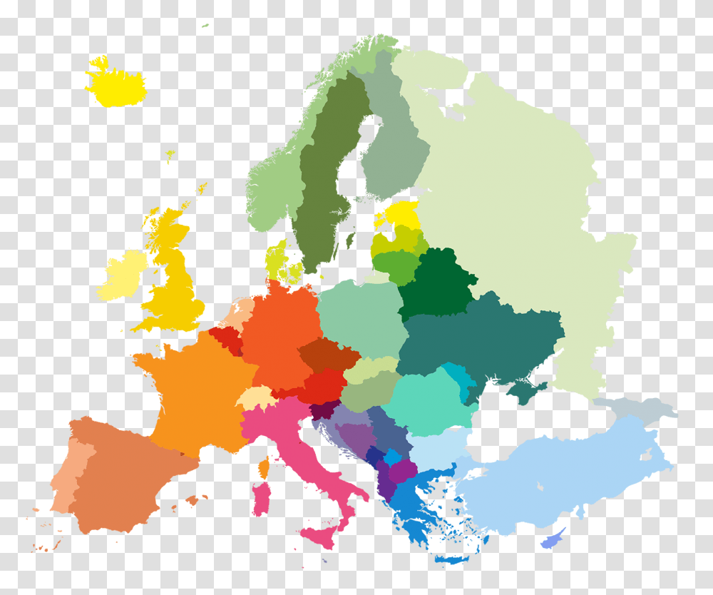 Map Of Europe Canopy Of Prayer, Diagram, Atlas, Plot, Painting Transparent Png