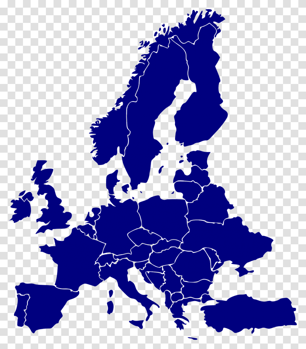 Map Of Europe Clipart, Diagram, Plot, Atlas, Outdoors Transparent Png