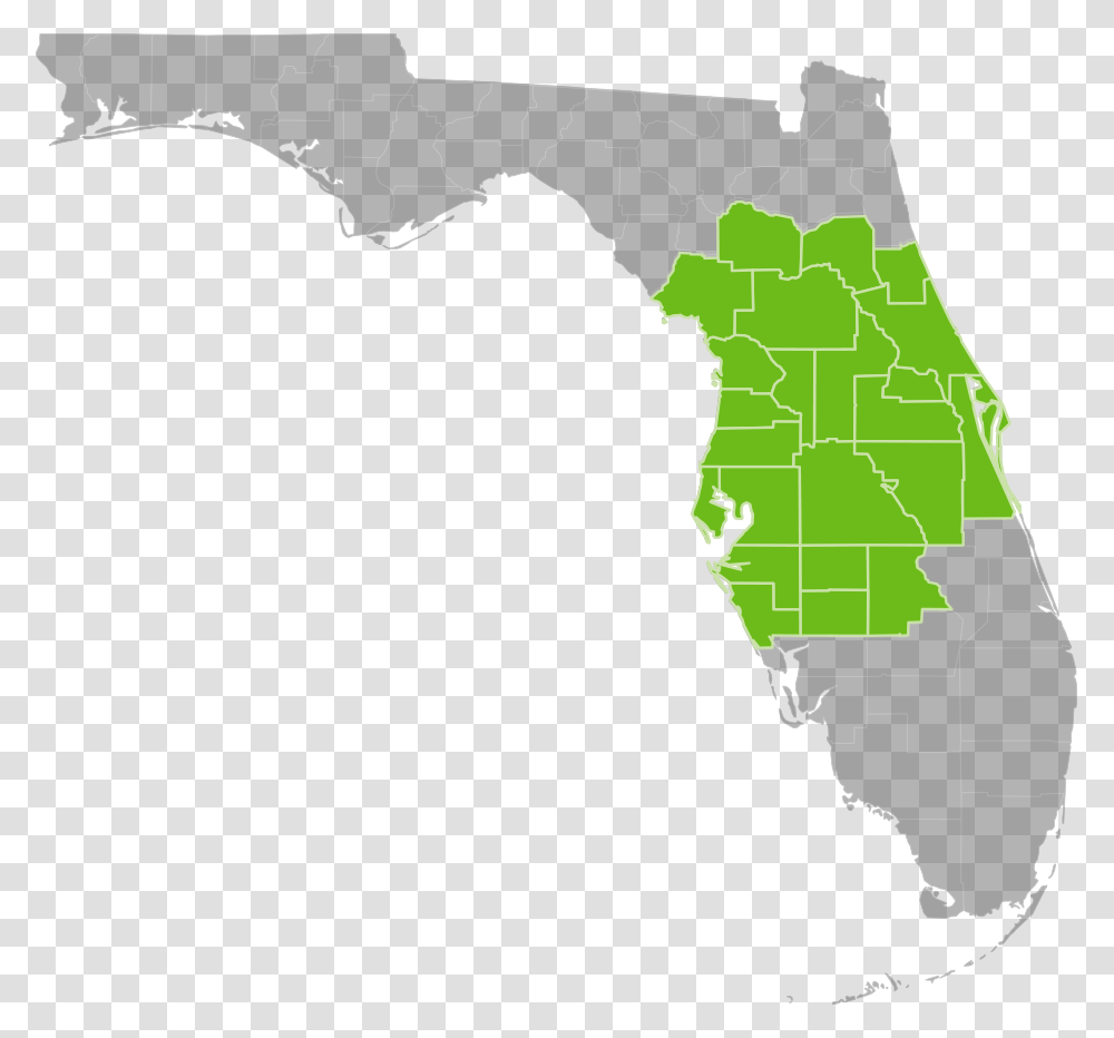 Map Of Florida, Diagram, Plot, Atlas Transparent Png
