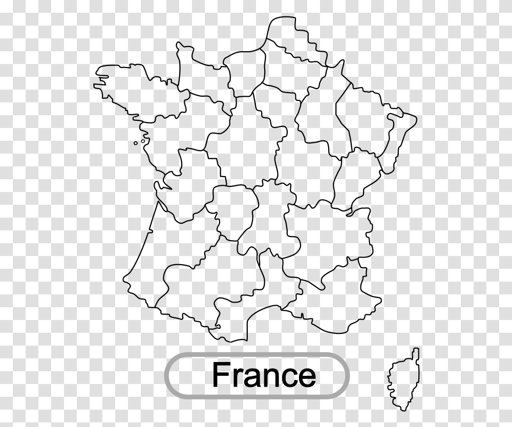 Map Of France France Map, Electronics, Gray Transparent Png