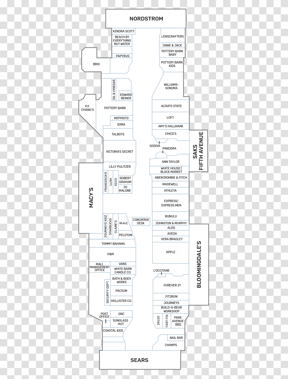 Map Of Gardens Mall West Palm Beach, Menu, Plan, Plot Transparent Png