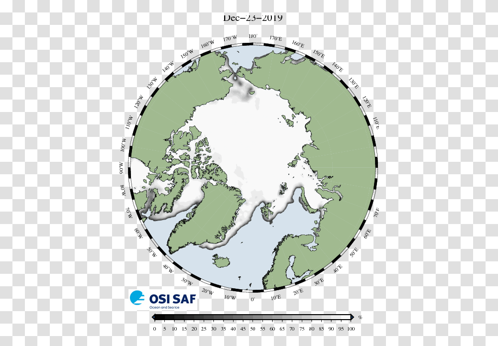 Map Of Ice Concentration For The Arctic Ocean Arctic, Outer Space, Astronomy, Universe, Planet Transparent Png
