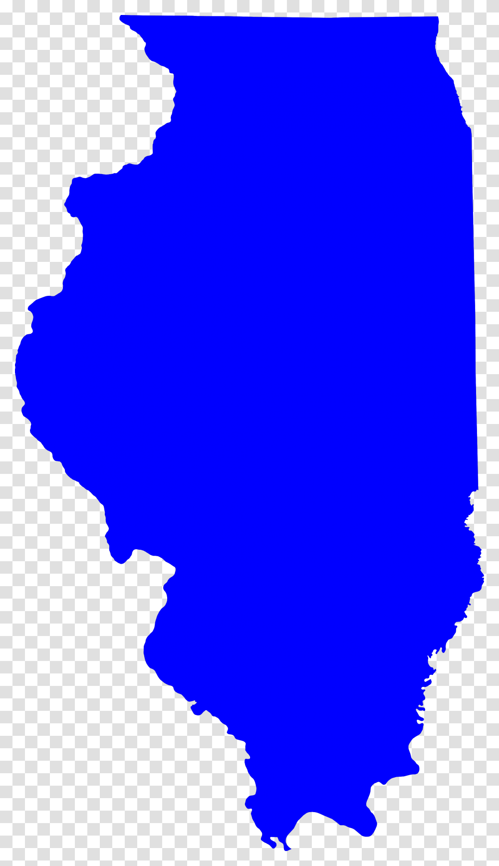 Map Of Illinois Blue, Silhouette, Person, Water, People Transparent Png