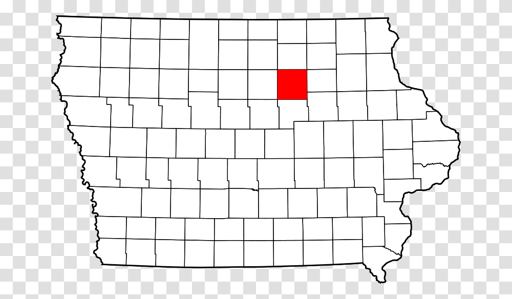 Map Of Iowa Highlighting Butler County Guthrie Center Iowa Map, Person, Human Transparent Png
