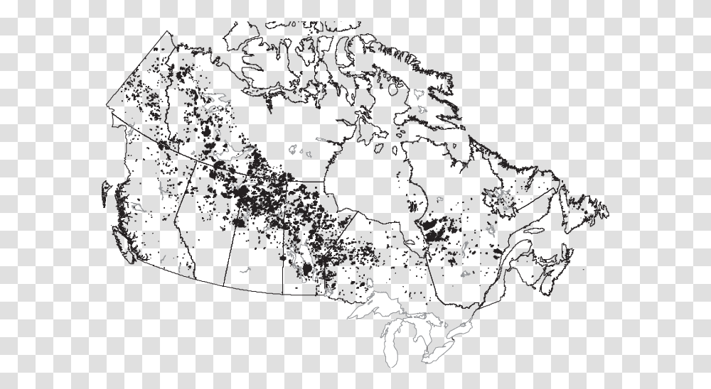 Map Of Large Fires In Canada Forest Regions Of Canada, Diagram, Plot, Atlas, Drawing Transparent Png