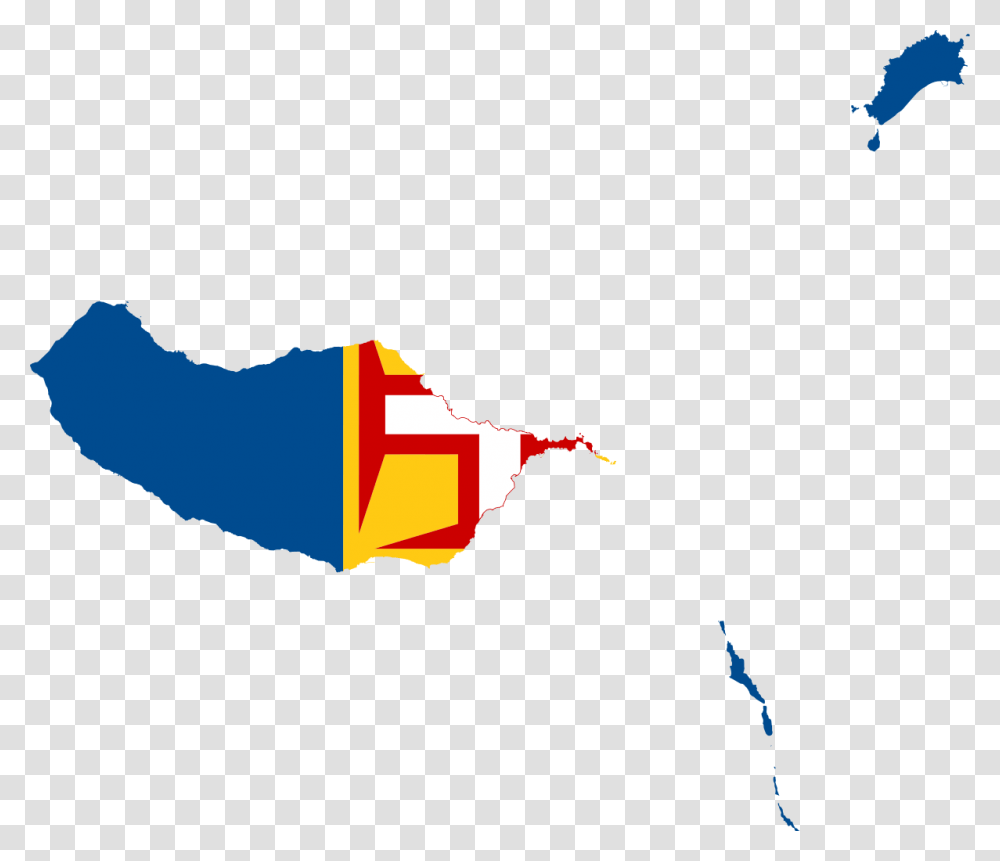 Map Of Madeira And Flag, Seagull Transparent Png