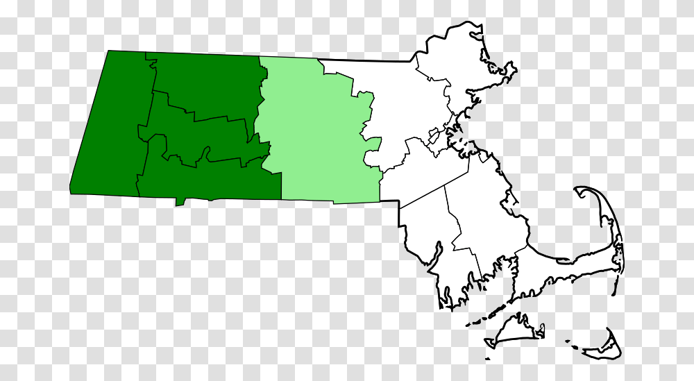 Map Of Massachusetts Highlighting Western Counties, Diagram, Plot, Atlas, Person Transparent Png