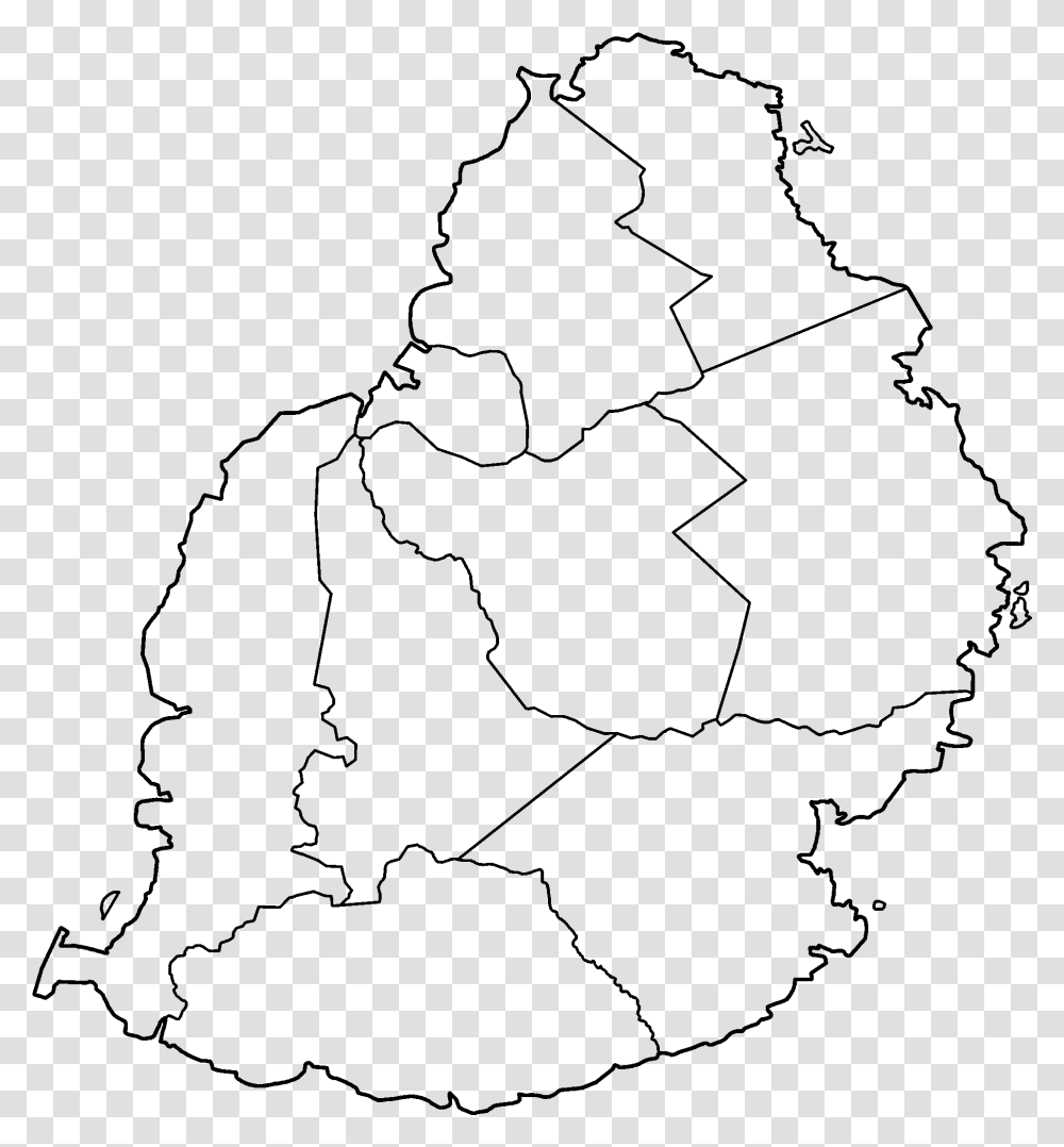 Map Of Mauritius Outline, Gray, World Of Warcraft Transparent Png