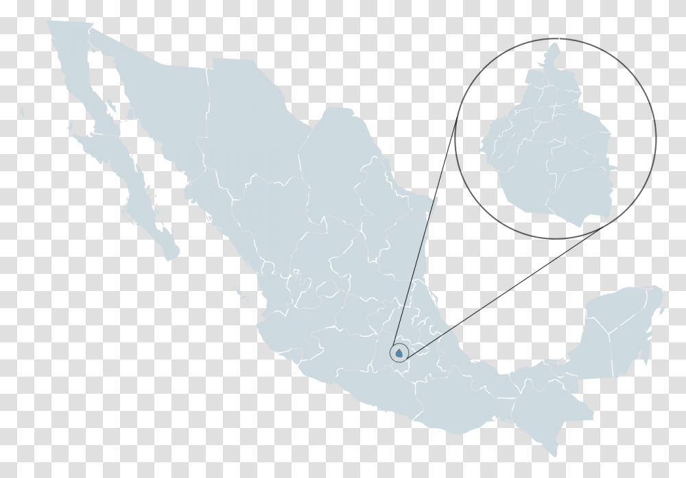 Map Of Mexico City Mapa Veracruz En Mexico, Diagram, Plot, Atlas Transparent Png