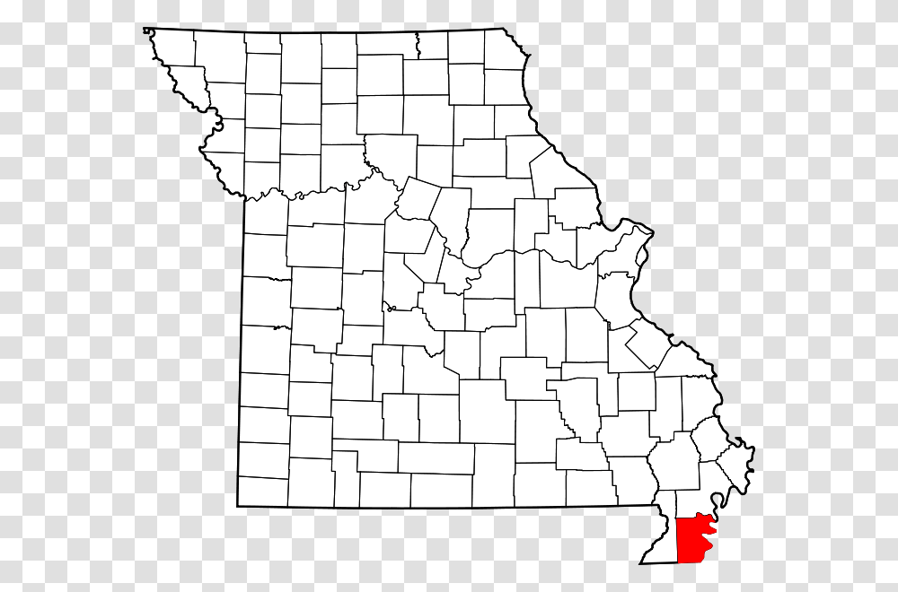 Map Of Missouri Highlighting Pemiscot County Jasper County Mo, Plot, Person, Diagram Transparent Png