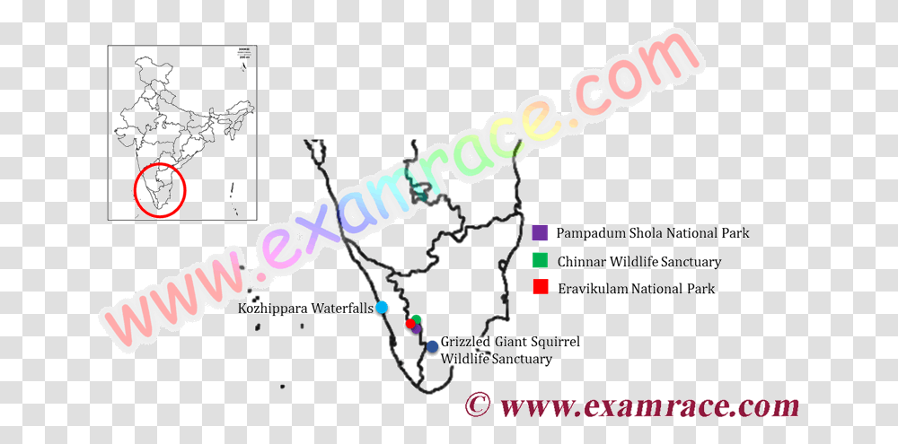 Map Of New Frog Species With Pig Face In Western Ghats Map, Plot, Diagram, Atlas Transparent Png