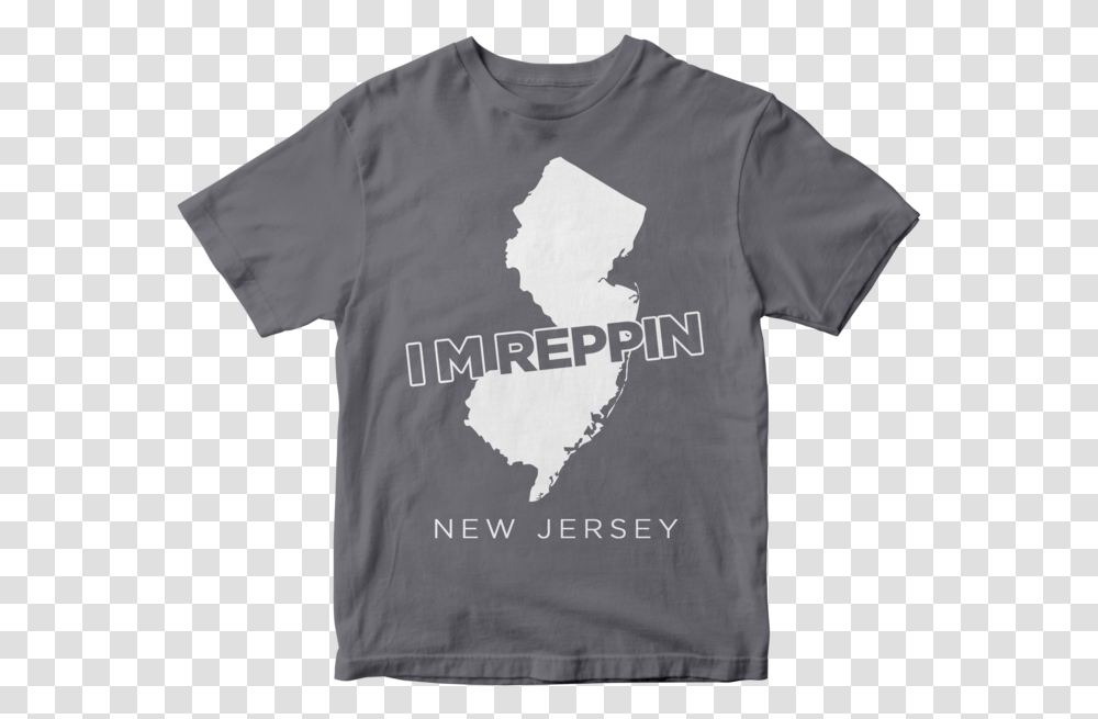 Map Of New Jersey, Apparel, T-Shirt, Sleeve Transparent Png