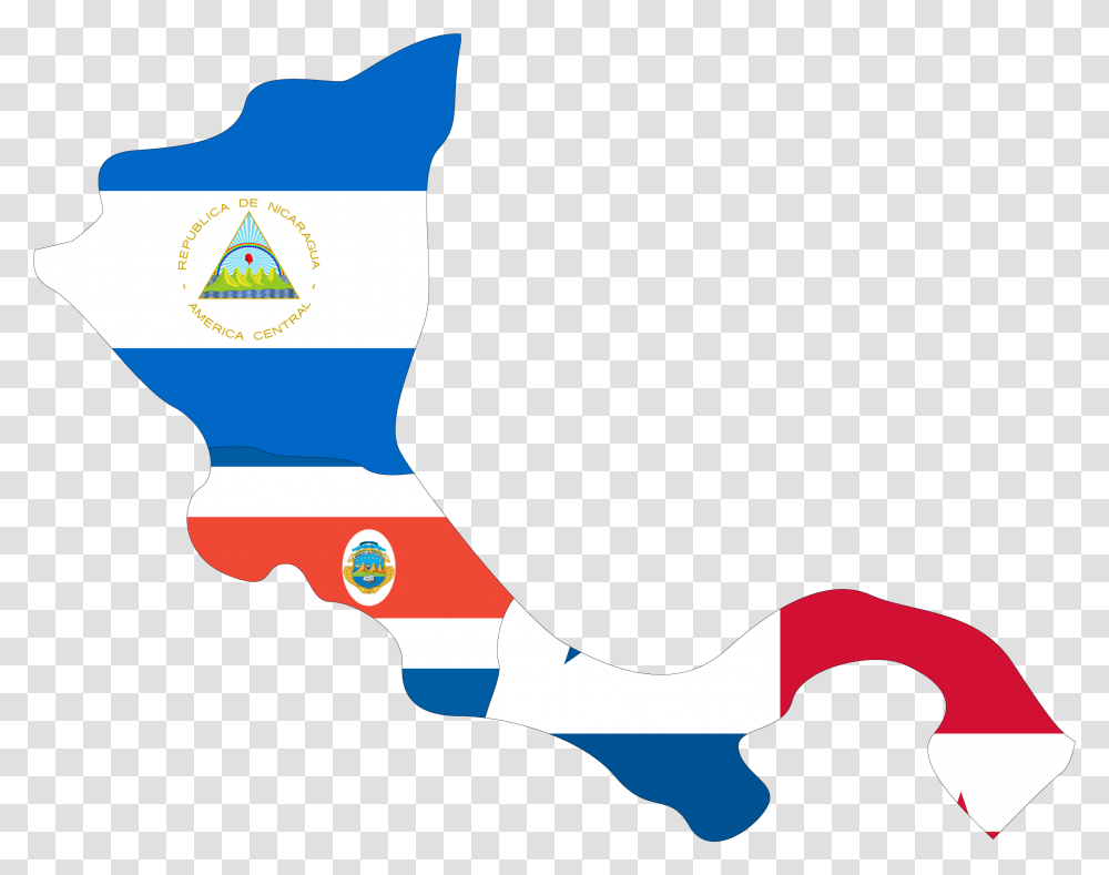 Map Of Nicaragua Costa Rica And Panama Nicaragua Costa Rica Y Panama, Person, Human, Arm, Label Transparent Png