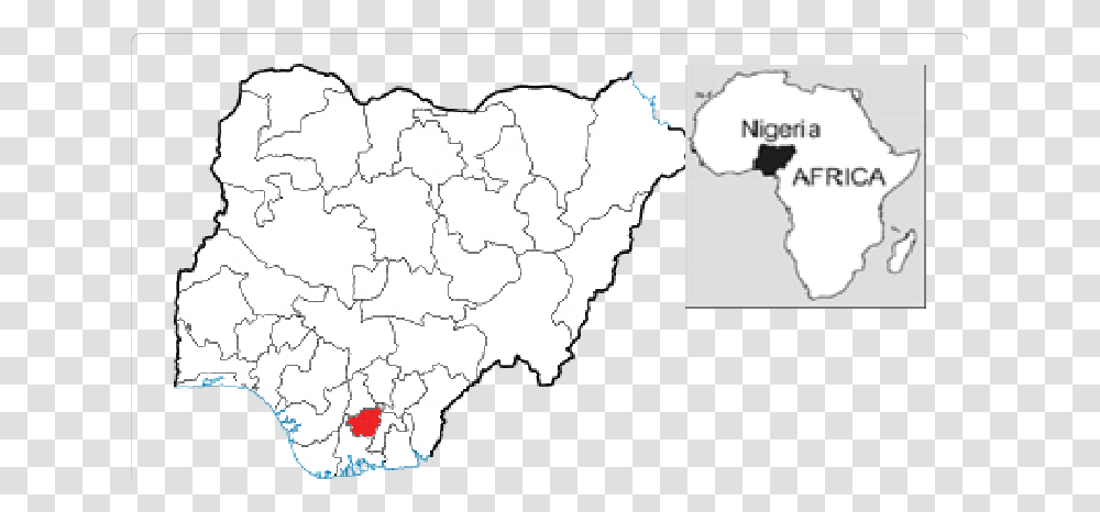 Map Of Nigeria Showing Bauchi, Diagram, Atlas, Plot Transparent Png