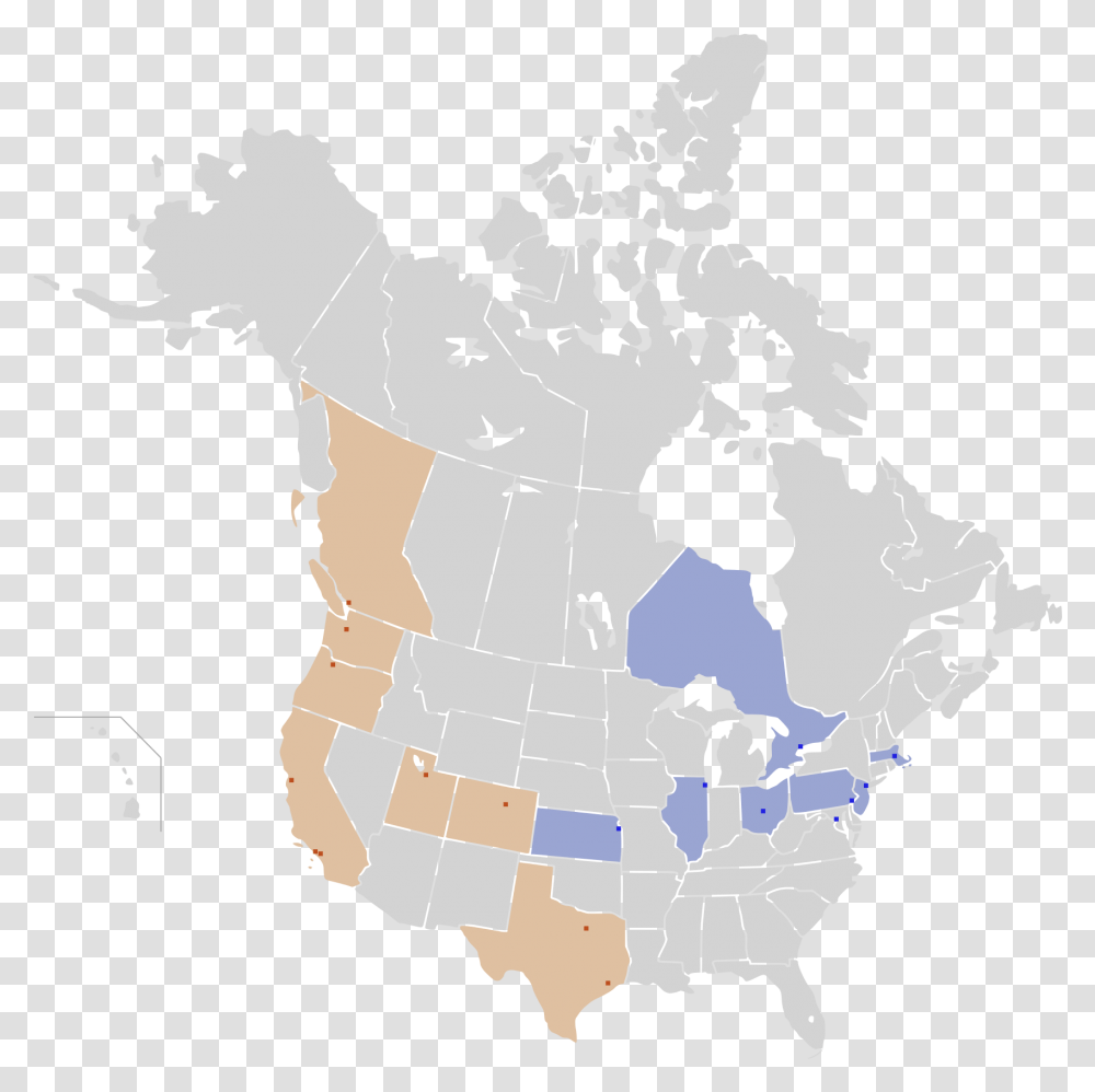 Map Of North America, Diagram, Plot, Atlas Transparent Png
