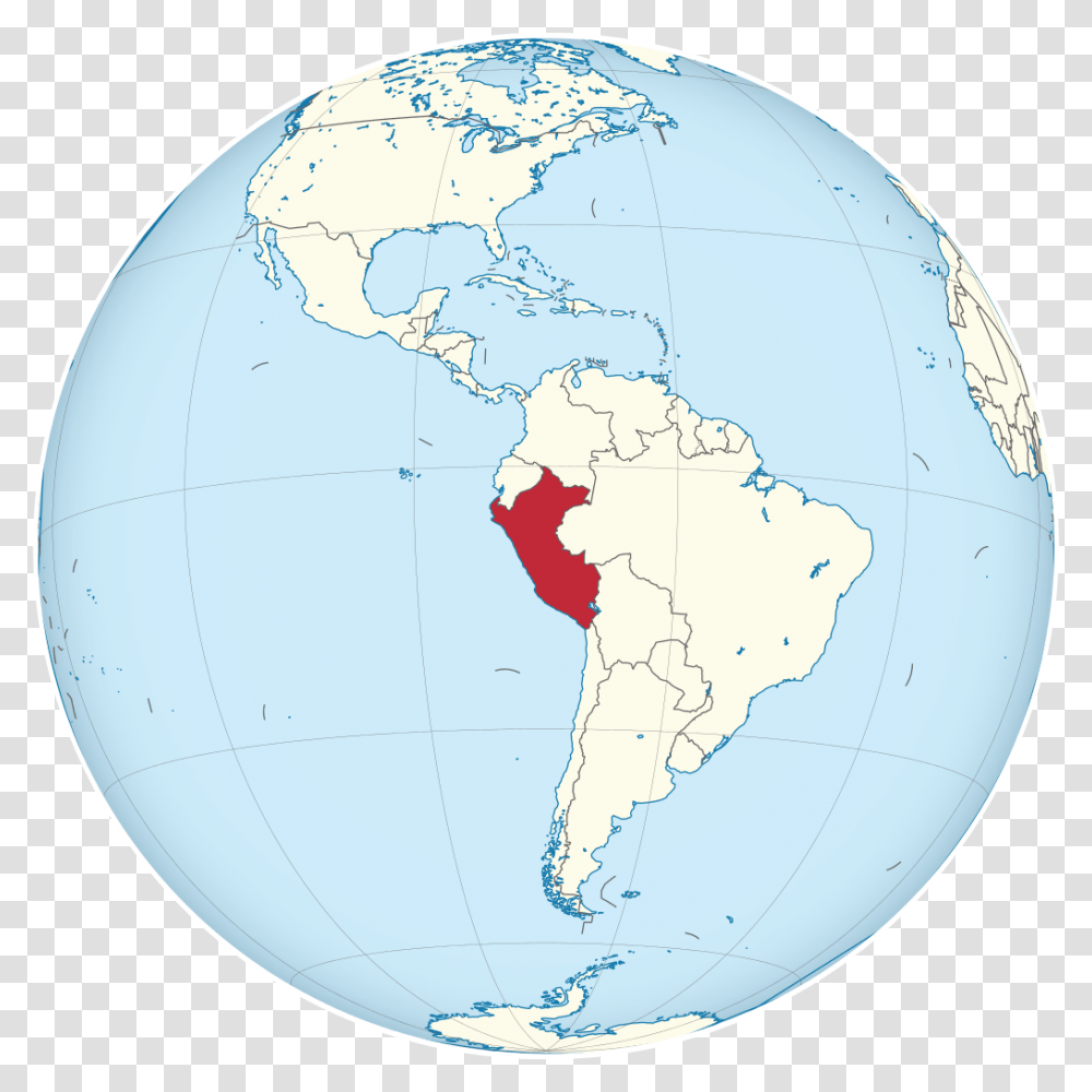 Map Of Peru On Globe, Outer Space, Astronomy, Universe, Planet Transparent Png