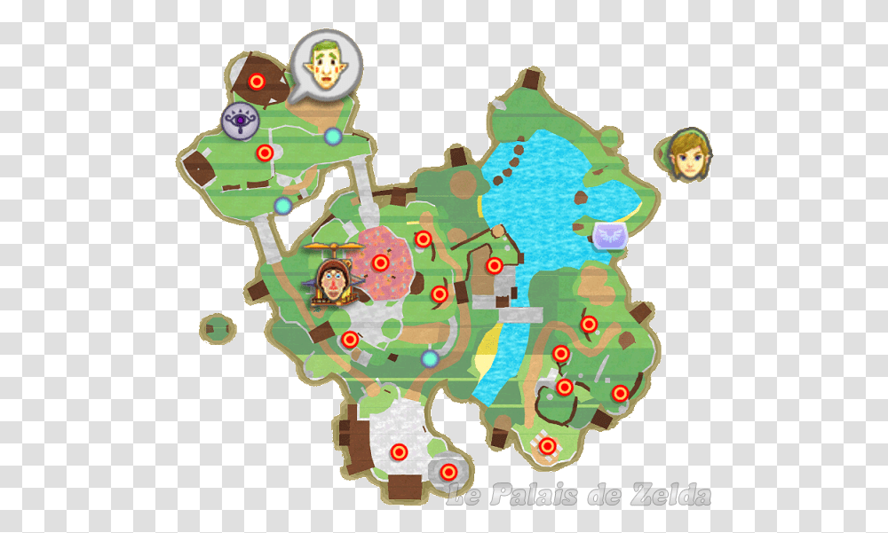 Map Of Skyloft Legend Of Zelda Skyward Sword Skyloft Map, Diagram, Plot, Atlas, Tree Transparent Png