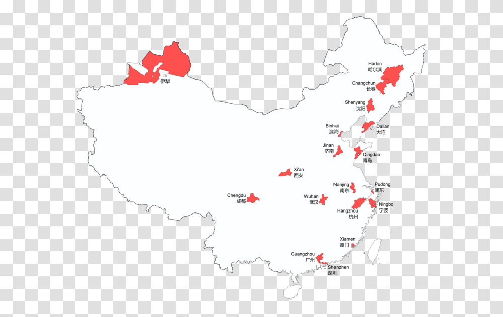 Map Of Sub Provincial Level Entries In The People's People's Republic Of China Division, Plot, Diagram, Atlas, Vegetation Transparent Png