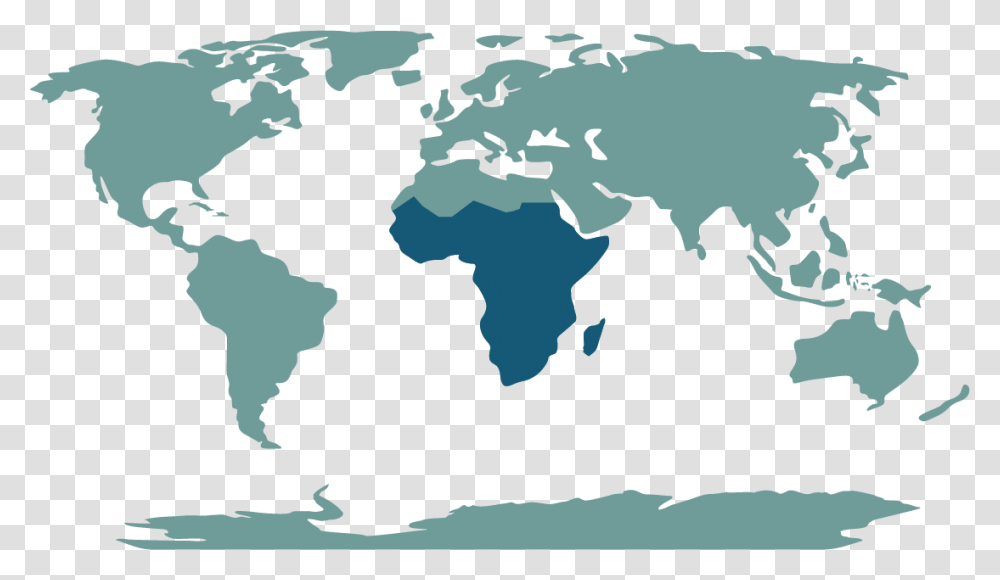 Map Of Sub Saharan Africa World Map Continents, Diagram, Atlas, Plot, Astronomy Transparent Png