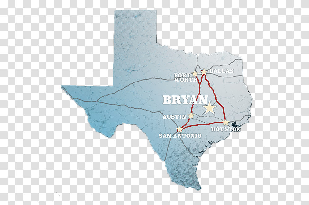 Map Of Texas Bryan Tx On A Map, Diagram, Plot, Atlas Transparent Png