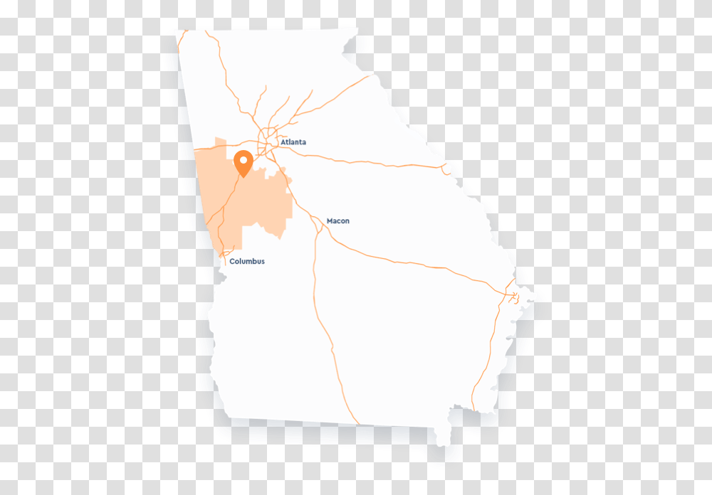 Map Of The 3rd District Of Georgia Georgia State House District, Diagram, Atlas, Plot Transparent Png