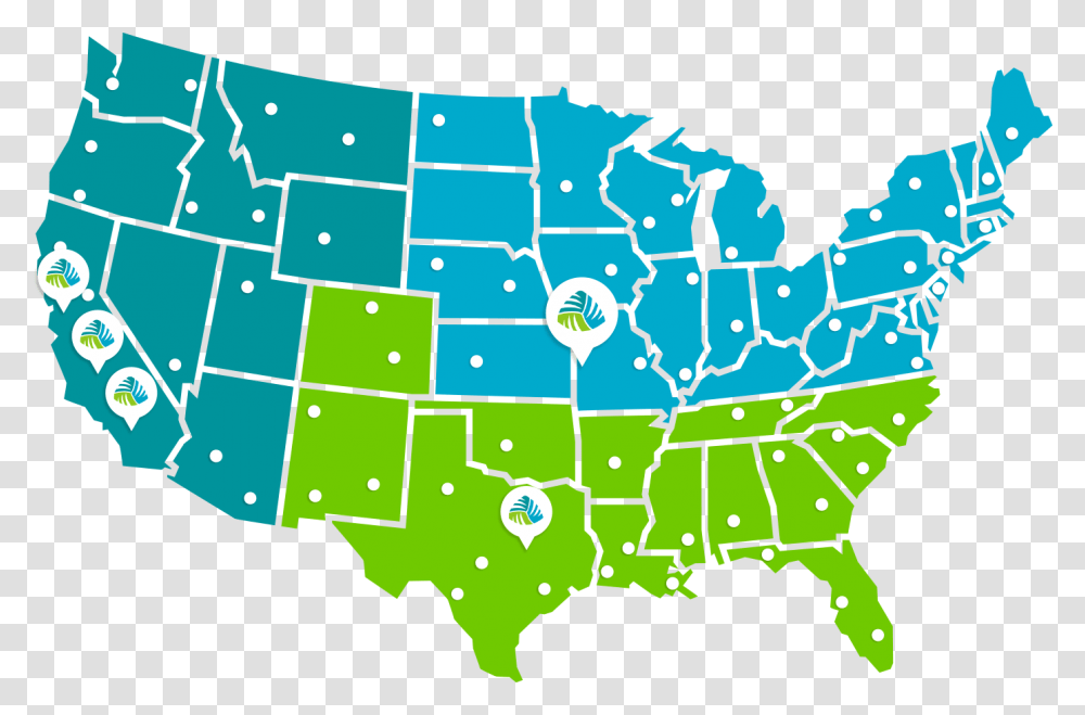 Map Of The Contiguous Us States Showing Location Of Favorite Netflix Series By State, Diagram, Plot Transparent Png