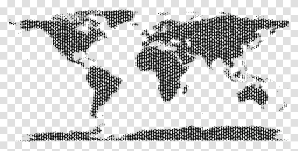 Map Of The World On Wall, Diagram, Plot, Astronomy, Outer Space Transparent Png