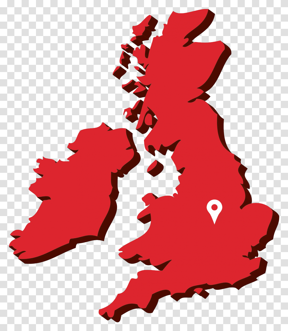 Map Of Uk, Plot, Plant, Water Transparent Png