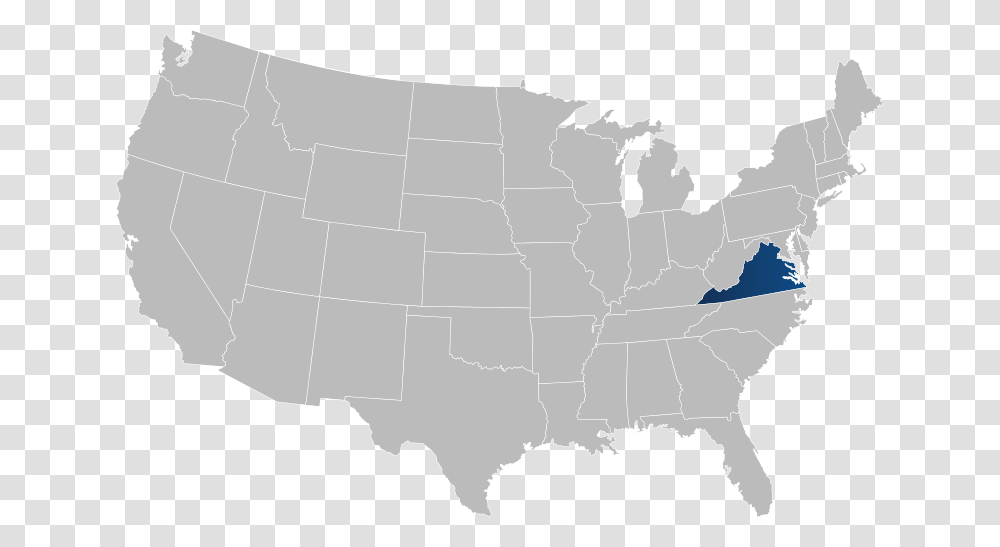 Map Of United States Grey Map Of Us, Diagram, Atlas, Plot Transparent Png