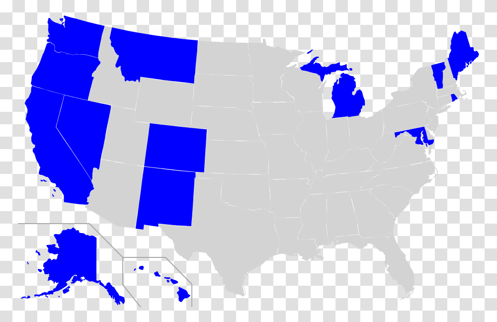 Map Of Us State Medical Marijuana Laws Assisted Suicide, Flag, Person, Human Transparent Png