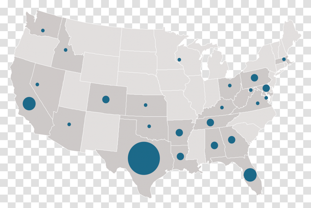 Map Of Uteach Programs Farms In The Us 2019, Diagram, Atlas, Plot, Nature Transparent Png