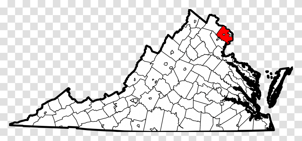 Map Of Virginia Highlighting Fairfax County, Plot, Crowd, Tree, Plant Transparent Png