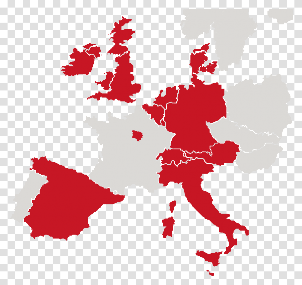 Map Of Western Europe 2019, Plot Transparent Png