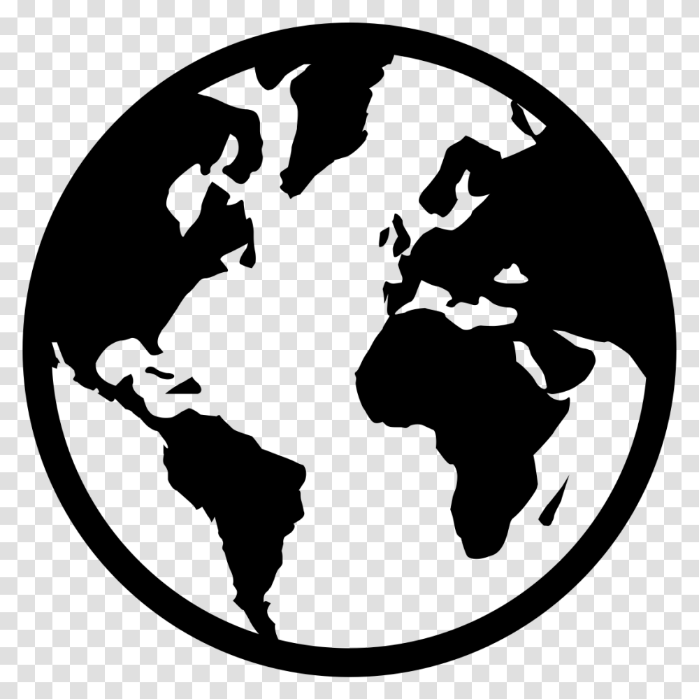 Map Of Whole World Black And White, Gray, World Of Warcraft Transparent Png