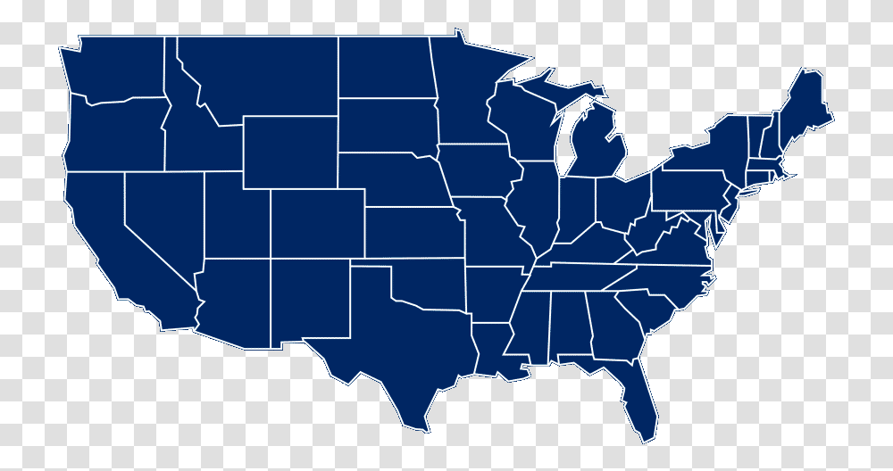 Map Outline Of The United States Wwe Vs Aew Ratings, Nature, Sea, Outdoors, Water Transparent Png