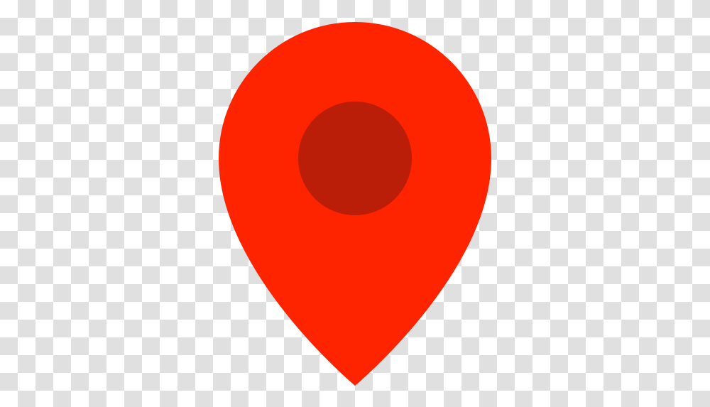 Map Pin Free Icon Of Colocons Circle, Ball, Balloon, Plectrum, Heart Transparent Png