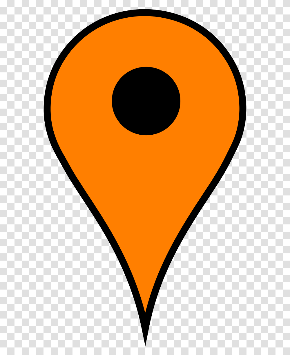 Map Pin Orange Clip Art Vector Clip Art Marker Icon Google Maps, Heart, Interior Design, Indoors, Plectrum Transparent Png