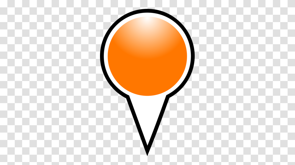 Map Pointer Orange Color Vector Graphics, Balloon, Musical Instrument, Maraca, Lamp Transparent Png