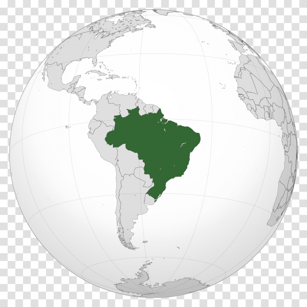 Mapa Brasil Mundo Brazil Map, Soccer Ball, Football, Team Sport, Sports Transparent Png